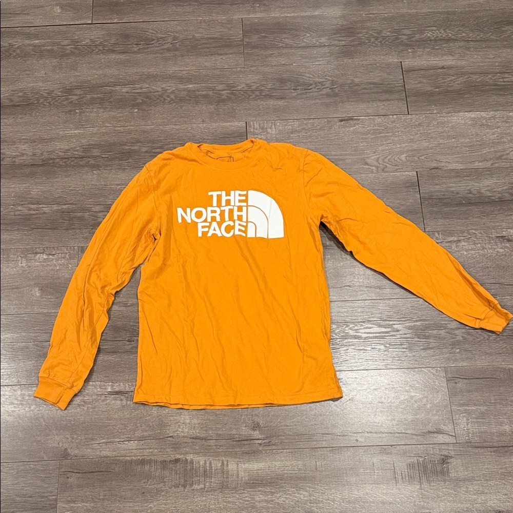 The North Face Vibrant Orange Long Sleeve size S Unisex